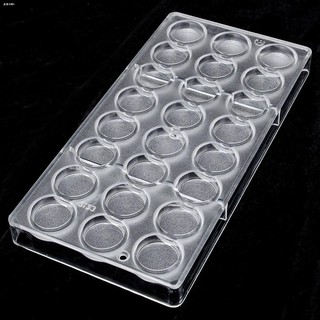 Goodd83cdfc6Matte Round Shaped Polycarbonate Sweet Candy Mold 24 DIY PC Chocolate Mould Tray