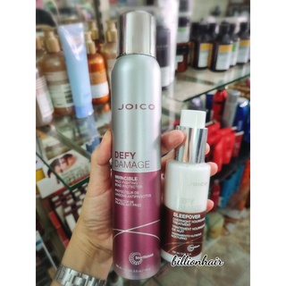 Joico Defy Damage Invincible frizz fighting bond protector 180ml + Joico Sleep overnight leave in 100ml สเปรย์ปกป้องความ