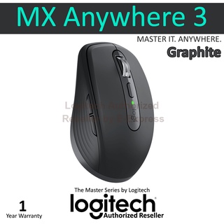 ภาพหน้าปกสินค้าLogitech MX Anywhere 3 Wireless and Bluetooth Mouse สีดำ ประกันศูนย์ 1ปี ของแท้ (Graphite) ที่เกี่ยวข้อง