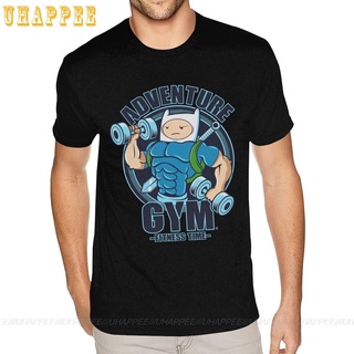 เสื้อยืดแขนสั้น คอกลม ผ้าฝ้ายแท้ พิมพ์ลายการ์ตูน Adventure Time Adventure Time Adventure Time Adventure Time Adventuren