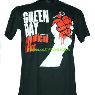เสื้อวง Green Day เสื้อวงร็อค เมทัล สากล เสื้อวินเทจ กรีนเดย์ GDY1456