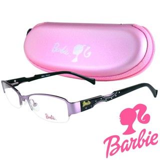 Korea แว่นตาเด็ก รุ่น Barbie บาร์บี้ B-2003 สีชมพู (ขาสปริง)