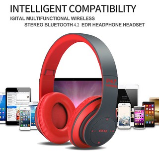 ของแท้ 100% หูฟังบลูทูธ P47 เสียงดี Wireless Bluetooth Stereo Headset หูฟังบลูธูทไร้สาย ชุดหูฟังบลูทู ธ สุดอินเทรนด์หลาก