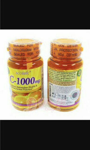acorbic-vitamin-c-1000-mg-ผลิตภัณฑ์อาหารเสริม-วิตามินซี-1000-mg-30-เม็ด-กระปุก