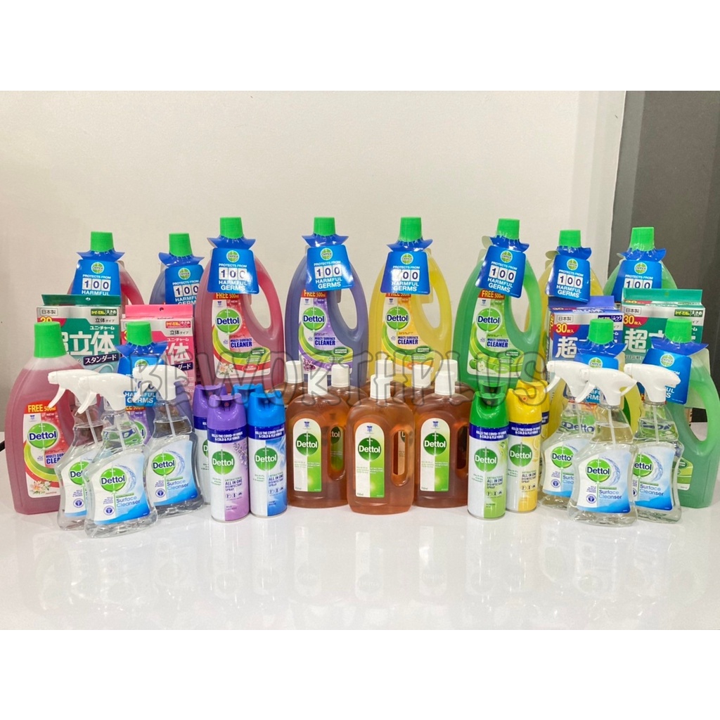 พร้อมส่ง-dettol-รุ่นใหม่-มีผลฆ่าเชื้อไวรัส-สเปรย์-เดตตอล-กำจัดไวรัส-dettol-kill-the-virus-amp-cold-amp-flu-virus-450-ml