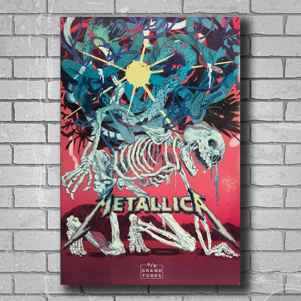 โปสเตอร์-วง-ดนตรี-metallica-เมทัลลิกา-ภาพวงดนตรี-โปสเตอร์ติดผนัง-โปสเตอร์สวยๆ-poster