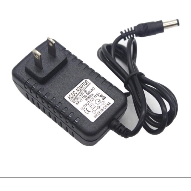 อะแดปเตอร์-adapter-12v-2a-2000ma-หม้อแปลง-อแดปเตอร์แปลงไฟ-หม้อแปลงกล้องวงจรปิด-5-5-2-1mm-black