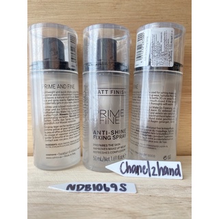 ปกติ 215 ⭕️ CHANEL2HAND99 Catrice Prime And Fine Anti-Shine Fixing Spray สเปรย์ให้เครื่องสำอางติดทนนาน กันน้ำ คุมมัน