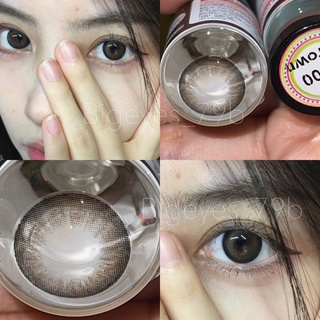 ✨ Tn brown (Wink lens) ขนาดตาโต Bigeyes บิ๊กอายสีน้ำตาล☀️กรองแสง uv (บิ๊กอาย คอนแทคเลนส์ Bigeye)