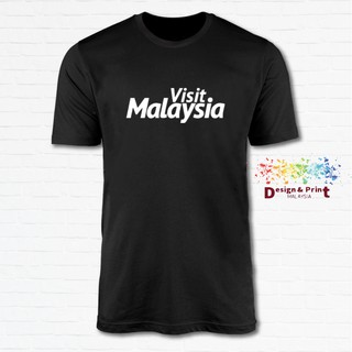 เสื้อยืด Visit Malaysia_Unisex T-Shirt Tshirt Baju 100% Cotton