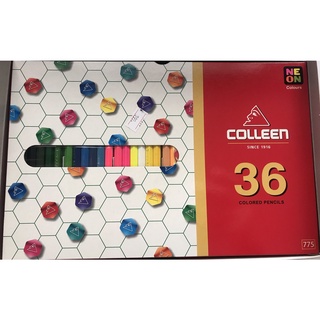 Colleen สีไม้คอลลีน 36สี สีไม้คลอลีน ของแท้ Colleen 36 Colored Pencils