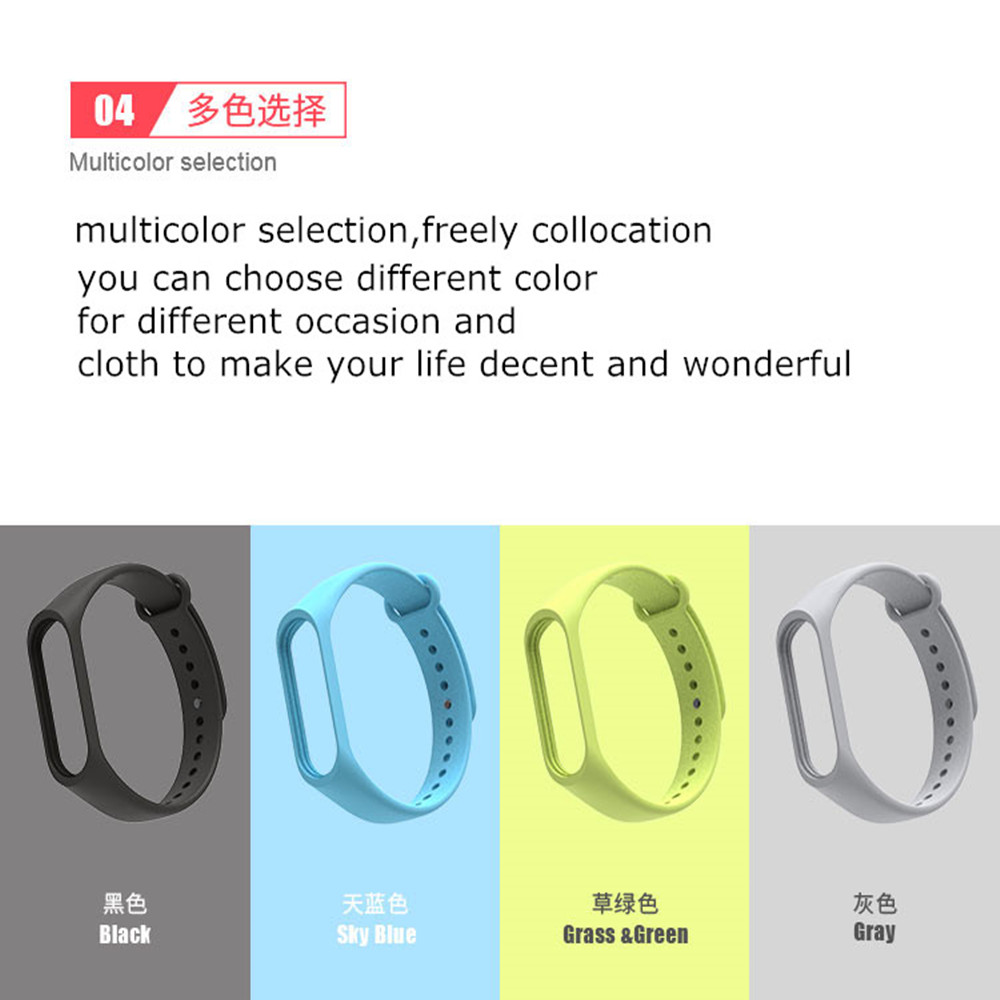 ภาพสินค้าสร้อยข้อมือสำหรับ Xiao Mi Mi Band 5 4 3 สายกีฬานาฬิกาสายรัดข้อมือซิลิโคนสำหรับ Xiaomi Mi Band สร้อยข้อมือ Mi Band สาย Mi Band Mi Band Strap Xiaomi Official Mi Band Strap จากร้าน circulation.th บน Shopee ภาพที่ 2