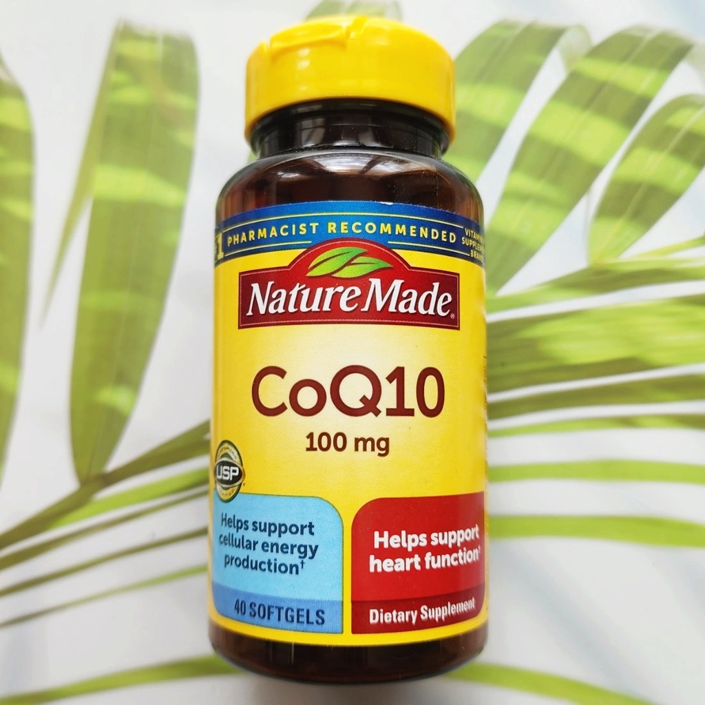 Nature Made® Coq10 โคคิวเทน 100 Mg 40 72 Or 120 Softgels คิวเทน 