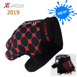 ถุงมือจักรยาน X-FOX III(แดง)
