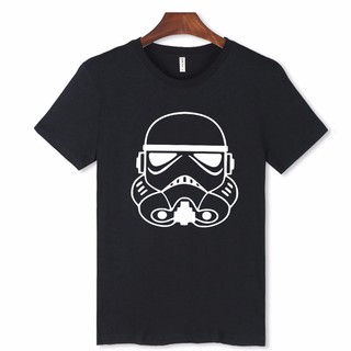 ราคาAlimoo เสื้อยืดท็อปส์ผ้าฝ้ายแขนสั้นฮิปฮอปผู้ชายพิมพ์ Star Wars Plus Size XXS-4XLS-3XL