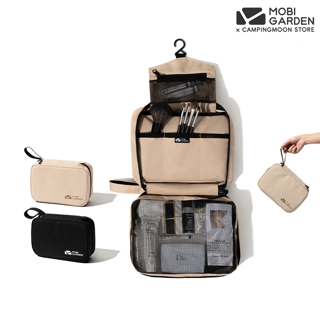 กระเป๋าเก็บอุปกรณ์อาบน้ำ-mobi-garden-มีสองสี-หลายแบบ-หลายขนาด-กันน้ำได้ดี-มีหูหิ้วสามารถแขวนได้
