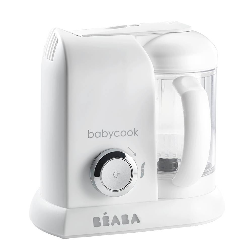 beaba-เครื่องนึ่งปั่นอาหาร-babycook-solo-silver-white