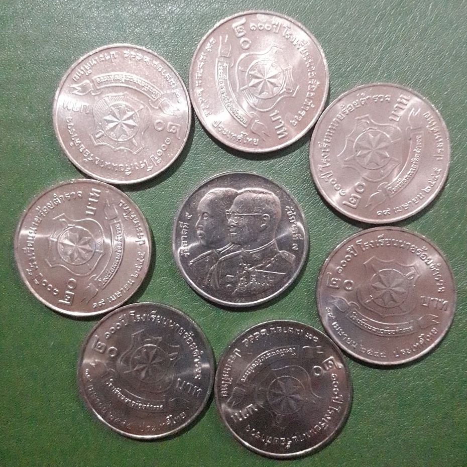 เหรียญ-20-บาท-ที่ระลึก-100-ปี-โรงเรียนนายร้อยตำรวจ-ไม่ผ่านใช้-unc-พร้อมตลับ-เหรียญสะสม-เหรียญที่ระลึก