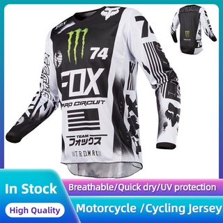 【COD】 พร้อมส่ง เสื้อยืดแขนยาว พิมพ์ลาย Motocross JERSEY 180 PRO CIRCUIT SPECIAL EDITION JERSEY