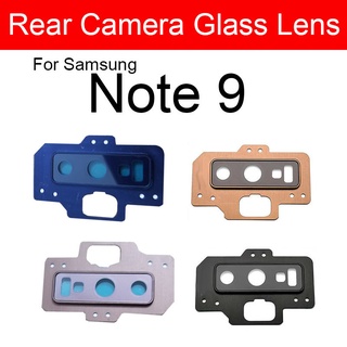 โปรโมชั่น ฝาครอบเลนส์กล้อง ด้านหลัง สําหรับ Samsung Galaxy Note 9 Note9 Big Glass Camera Lens Frame + Glue Repair Replacement Parts