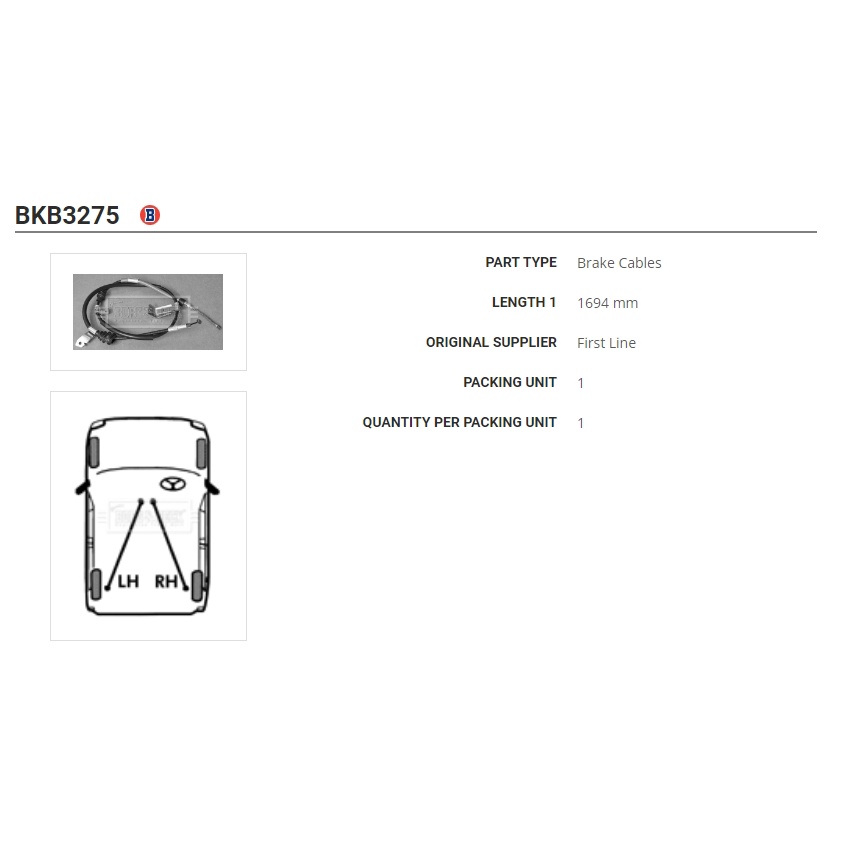 สายเบรคมือ-ข้างขวา-brake-cables-ฮอนด้า-honda-cr-v-rd1-ปี-1997