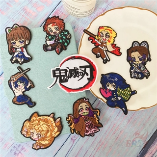 ภาพขนาดย่อของภาพหน้าปกสินค้าDemon Slayer Series 02 - Anime Iron-On Patch  1Pc Kamado Tanjirou / Kamado Nezuko DIY Sew on Iron on Badges Patches จากร้าน frt_best.th บน Shopee ภาพที่ 4