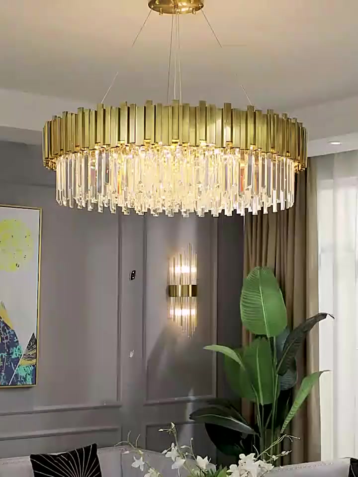 โคมไฟระย้า-คริสตัล-หรูหรา-โคมไฟเพดาน-light-luxury-crystal-chandelier-ntlz