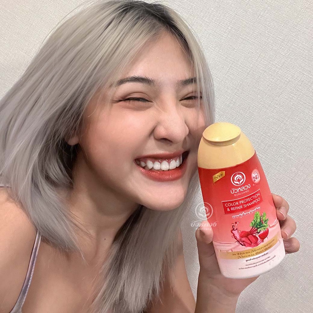 ภาพสินค้าแชมพูบีทรูท แชมพูสำหรับผมทำสีและผมแห้งเสีย 250ml ช่วยให้สีผมติดทนยาวนานยิ่งขึ้น ทำความสะอาดความมัน สิ่งสกปรกบนหนังศีรษะ จากร้าน bualuangofficialstore บน Shopee ภาพที่ 4