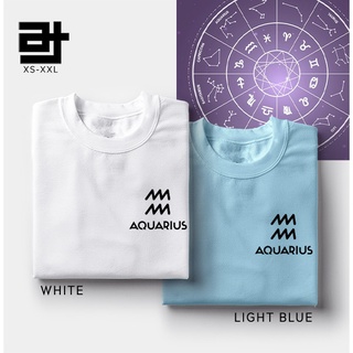 เสื้อยืด Aquarius Zodiac Sign Minimalist Unisex Shirt for Men and Women
