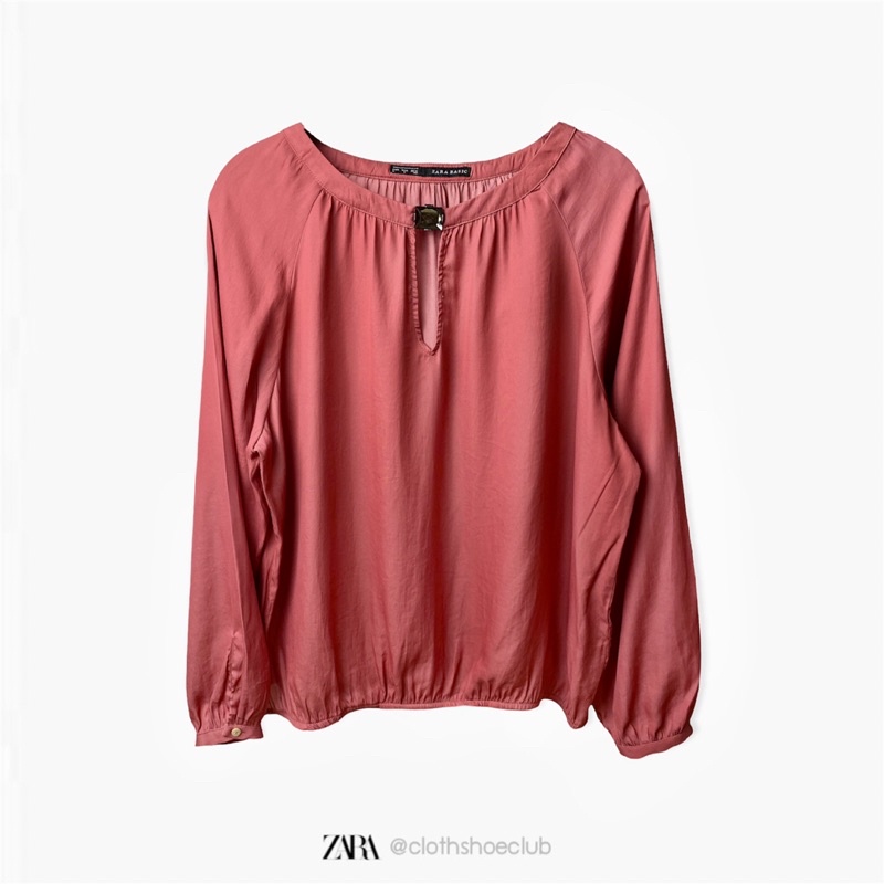 เสื้อ-zara-basic-แท้-size-l