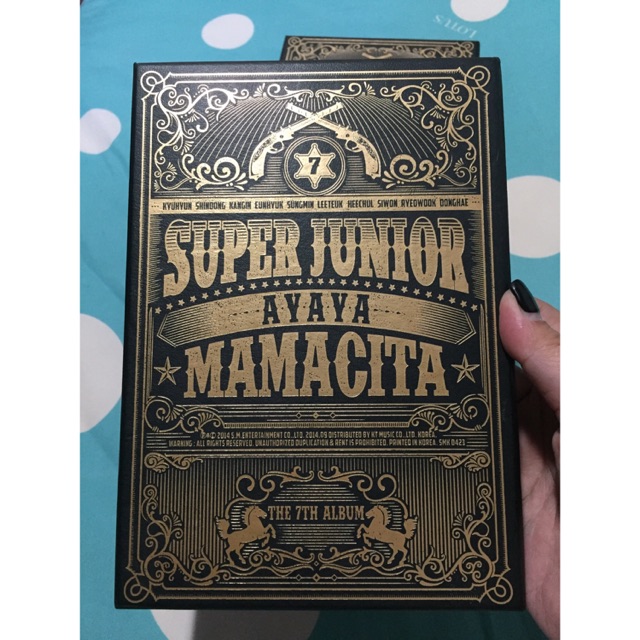 แกะพาสติกแล้ว-อัลบั้มsuper-junior-7th-mamacita-ver-a-มีการ์ดคังอินกับฮีชอล