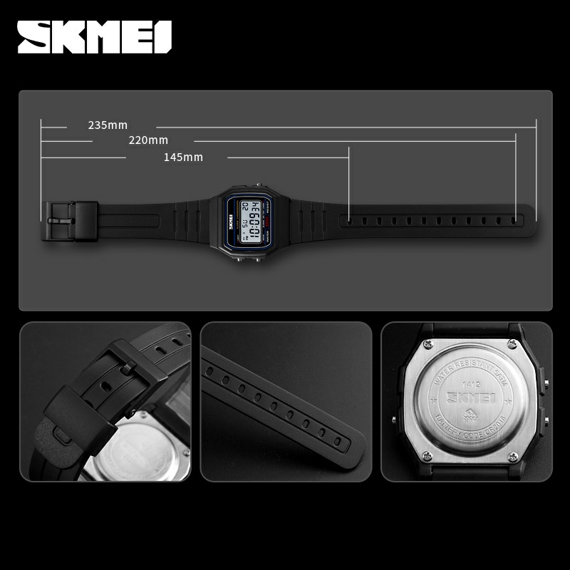 ภาพสินค้าSKMEI 1412 นาฬิกาดิจิตอล กันน้ำ 100% จากร้าน lifetimewatch บน Shopee ภาพที่ 6