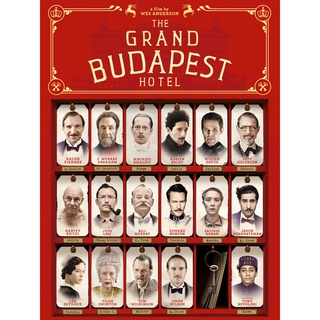 โปสเตอร์หนัง The Grand Budapest Hotel เดอะ แกรนด์บูดาเปสต์ โฮเทลภาพยนตร์ Movie Poster ภาพติดผนัง ตกแต่งบ้าน รูปติดห้อง