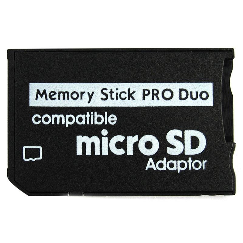 ภาพหน้าปกสินค้าอะแดปเตอร์ การ์ดหน่วยความจำ Memory Stick Pro Duo Mini MicroSD TF แปลงเป็น MS Adapter SD SDHC สำหรับ Sony & PSP Series