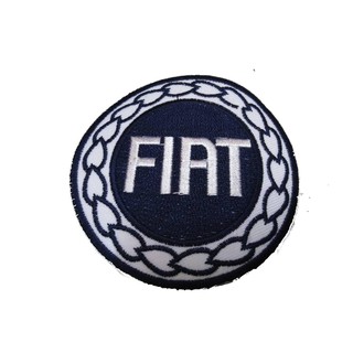 FIAT ป้ายติดเสื้อแจ็คเก็ต อาร์ม ป้าย ตัวรีดติดเสื้อ อาร์มรีด อาร์มปัก Badge Embroidered Sew Iron On Patches