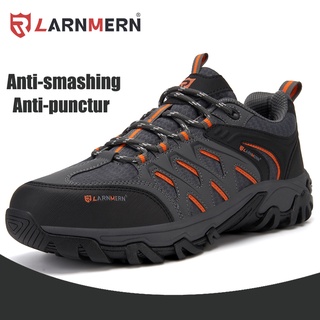Larnmern รองเท้าเซฟตี้ หัวเหล็ก กันลื่น ป้องกันไฟฟ้าสถิตย์ เพื่อความปลอดภัย สําหรับผู้ชาย L113003