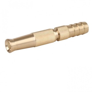 Solo Brass Adjustable Water Flowing Brass Hose Nozzleหัวฉีดน้ำ1อัน (สีทองเหลือง)