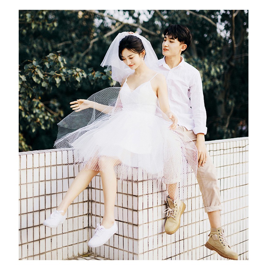 cywd-039-wedding-dress-ชุดแต่งงาน-ชุดเจ้าสาวมินิมอล-ชุดแต่งงานมินิมอล-ชุดเจ้าสาวแบบสั้น