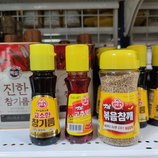 ภาพขนาดย่อของภาพหน้าปกสินค้างาเกาหลี น้ำมันงา น้ำมันพริก ottogi sesame oil collection 오뚜기 참기름 고추기름 korea sesame oil 옛날볶음참깨 Ottogi Roasted Sesame จากร้าน bininter19 บน Shopee ภาพที่ 1
