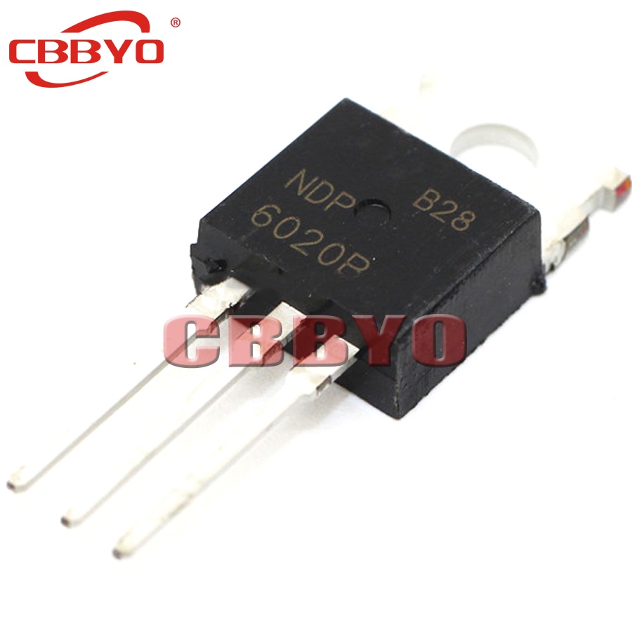 thumbnail interactive-video image 1 of 10pcs NDP6020P P-Channel MOSFET – TO-220 NDP6020 TO220 6020P By Smw 1 of 4