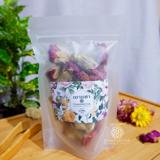 ชาดอกคาร์เนชั่น ( Carnation Flower Tea ) ช่วยในการไหลเวียนของเลือด ลดความตึงเครียด ชาดอกไม้ Charmcha ฌามชา