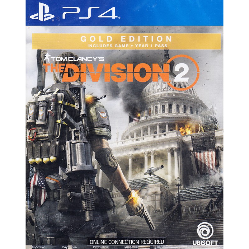 ภาพหน้าปกสินค้าPS4 TOM CLANCY'S THE DIVISION 2 GOLD DEDITION