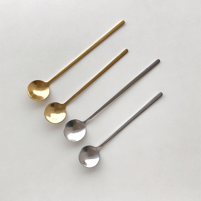 ช้อนทานขนม-ช้อนคนกาแฟ-ช้อนทานไอศกรีม-round-spoon-faryheyz