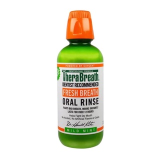 Thera Breath - Fresh breath Oral Rinse Mild Mint (เขียว) / 473ml.