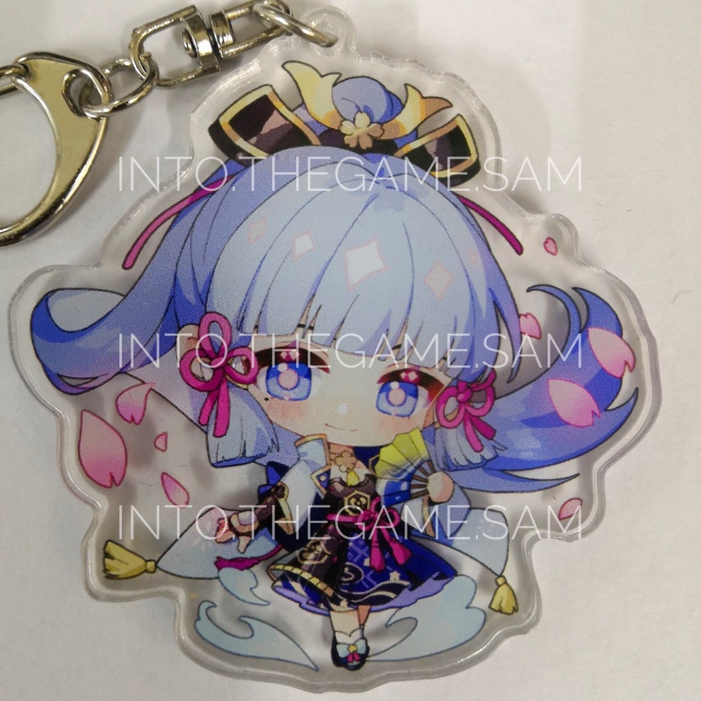 พร้อมส่ง-พวงกุญแจเล็ก-genshin-impact-keychain-ตัวละครเมืองไฟฟ้า-inazuma-สินค้าfanmade