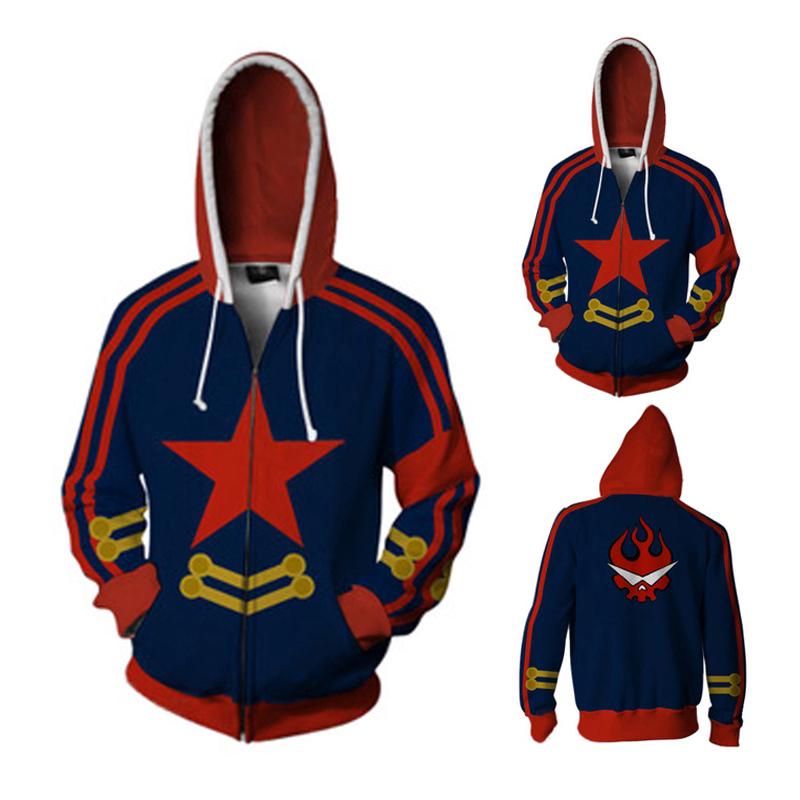 3D Tengen Toppa Gurren-Lagann อะนิเมะพิมพ์เสื้อกันหนาวหมวกแฟชั่นคอสเพลย์แจ็คเก็ตเสื้อ