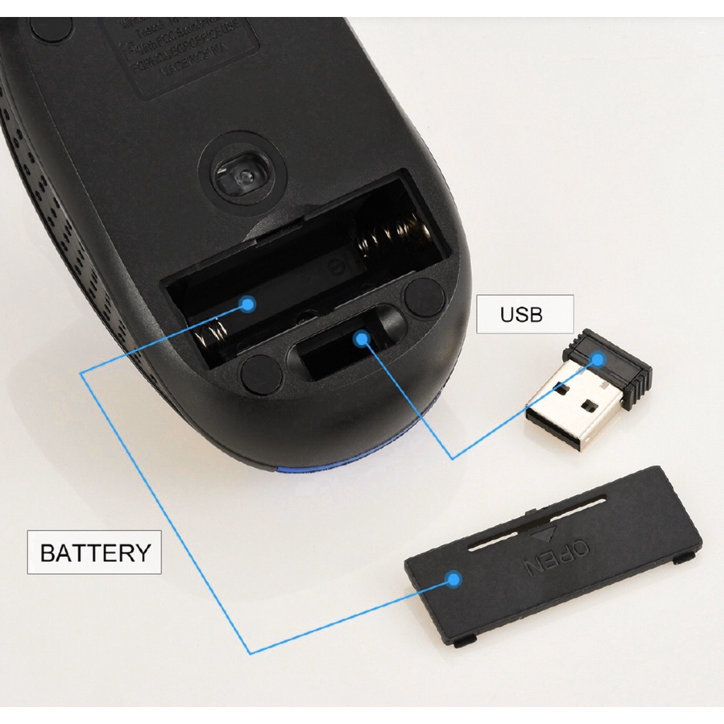 เม้าส์-คุณภาพดี-ราคาประหยัด-mouse-wireless-เม้าส์ไร้สาย