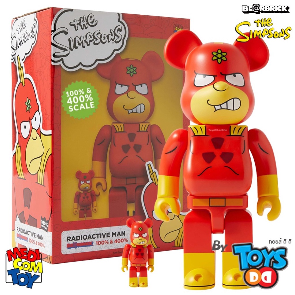 BE@RBRICK RADIOACTIVE MAN 1000%, 400% & 100％ | Shopee Thailand 