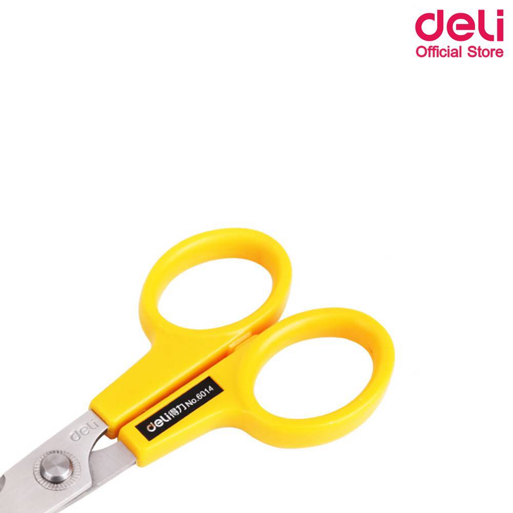 กรรไกร-deli-stainless-steel-scissors-6014-กรรไกรสแตนเลส-เดลี่-ขนาด-8-นิ้ว-คละสี-1อัน