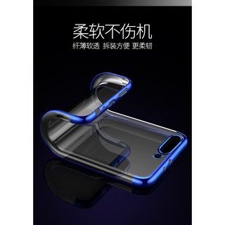 Case Huawei Y7 Pro 2019 เคสนิ่ม ขอบสีหลังใส เคสกันกระแทก สวยและบาง TPU CASE เคสซีลีโคน สินค้าใหม่ ส่งจากไทย